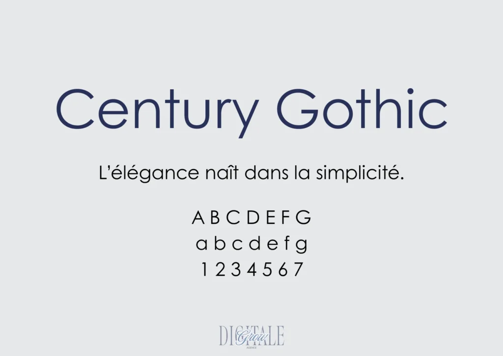 Century Gothic