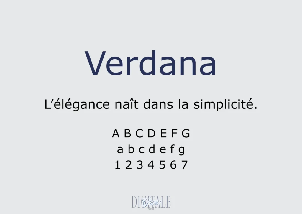 Verdana