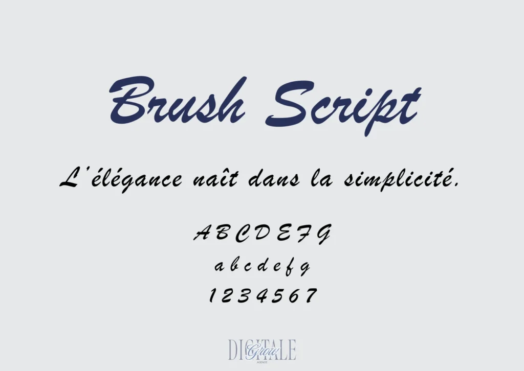 brush script