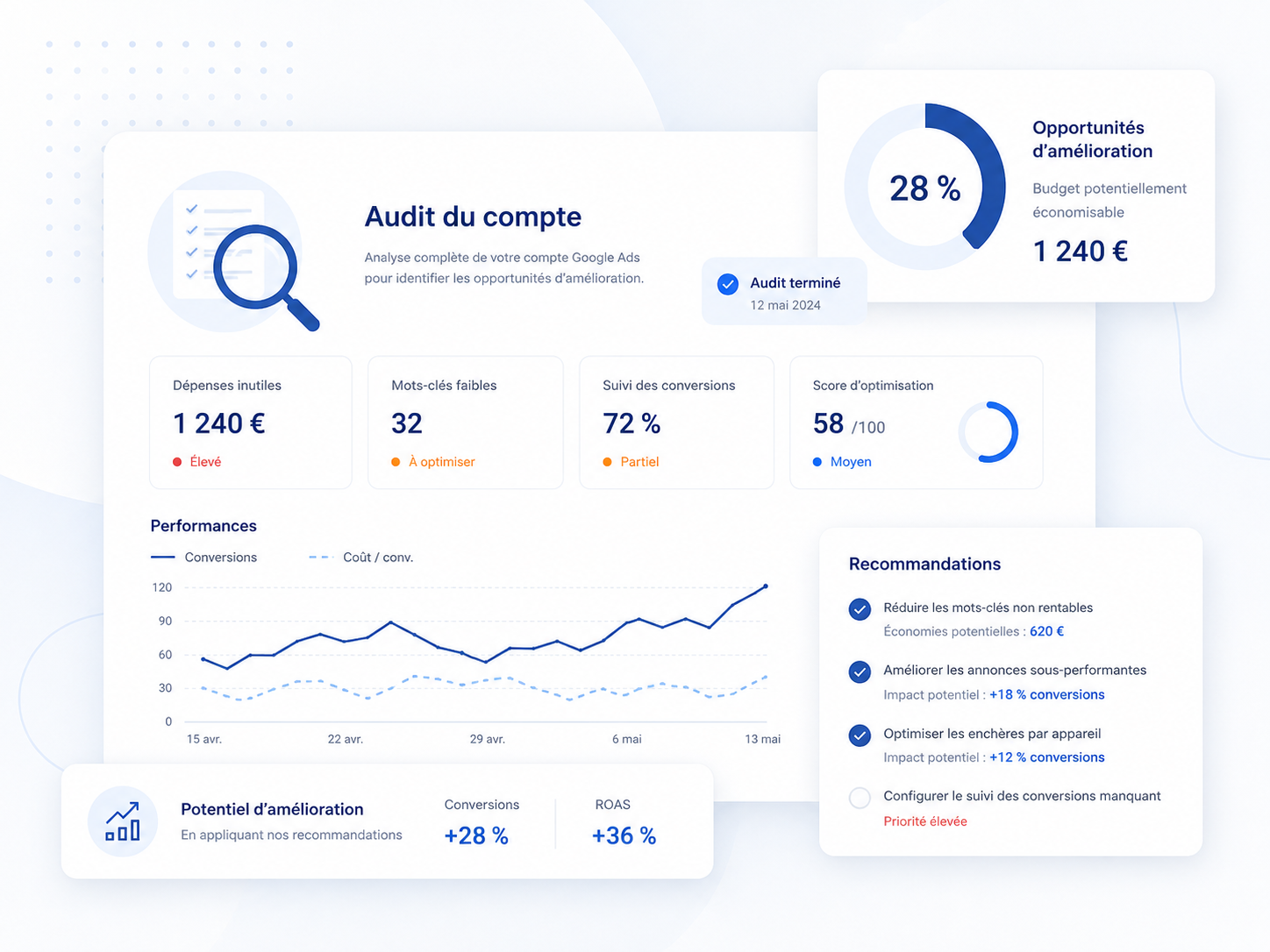 Audit de compte Google Ads
